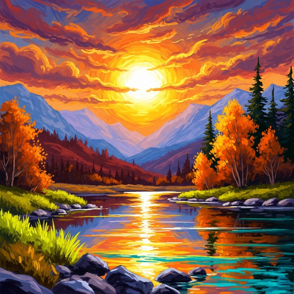 Güneç Göl Manzara